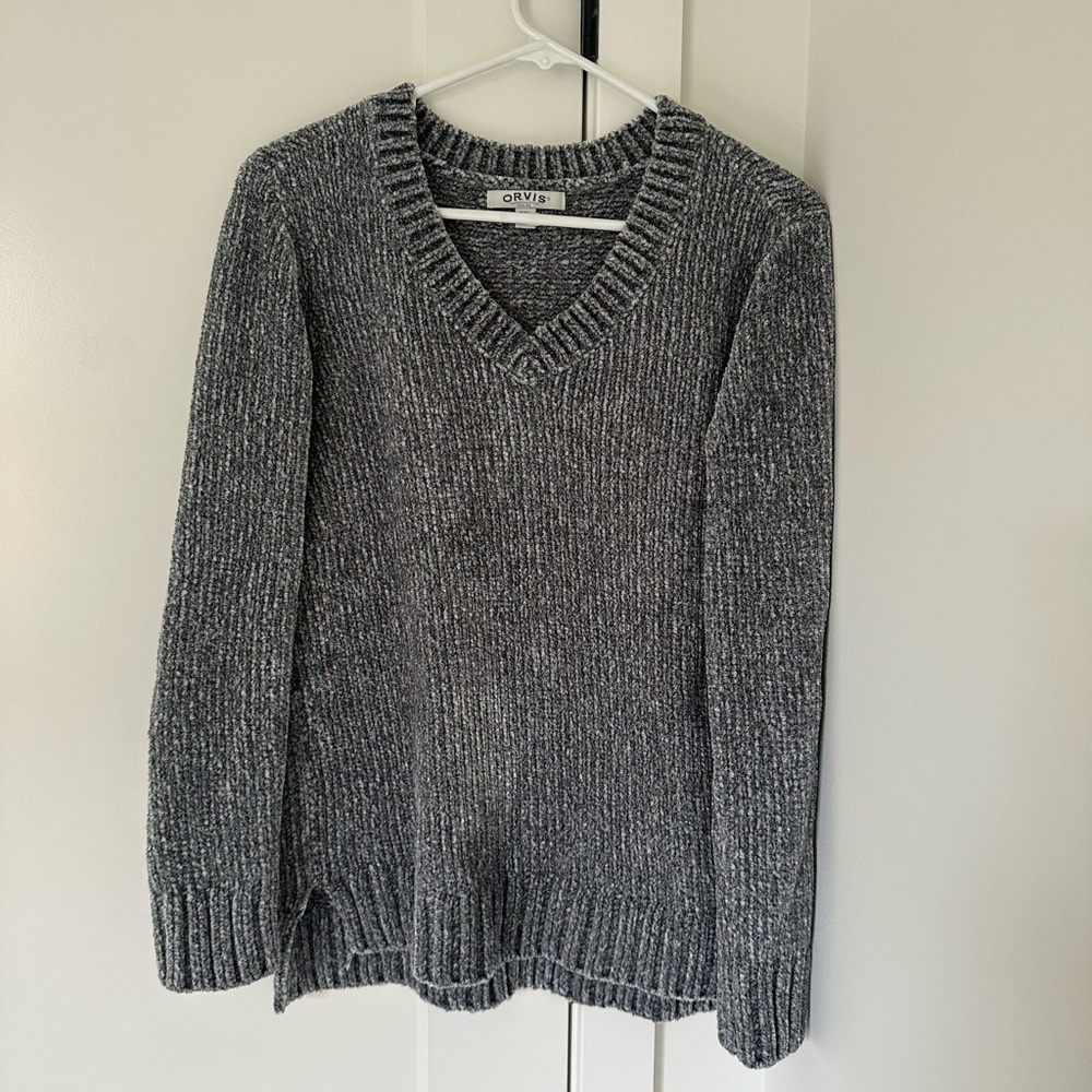 Orvis Chenille V-Neck Sweater
